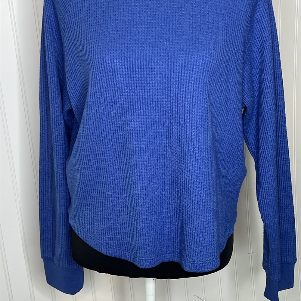 - Madewell Waffle Knit Crew Neck Tee Size 1X - Picture 4 of 10